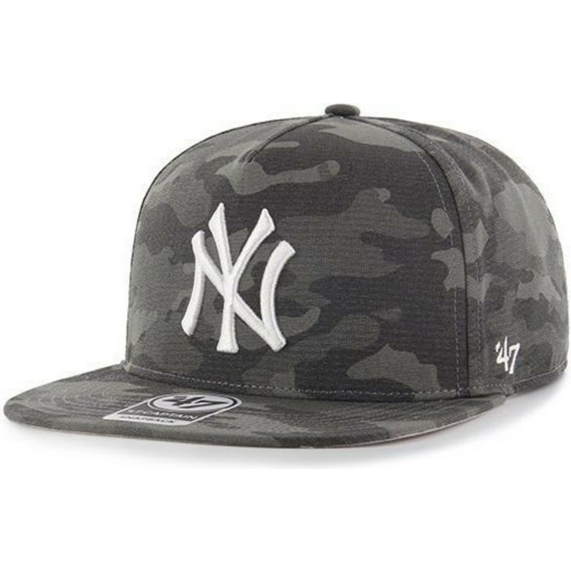 Handwriting Expansion Botanist Casquette plate noire camouflage snapback New York Yankees MLB Captain DT  47 Brand: Caphunters.at