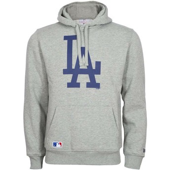 Sweat à capuche gris Pullover Hoodie Los Angeles Dodgers MLB New Era