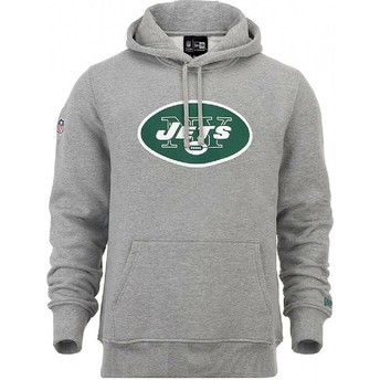 New Era New York Jets NFL Pullover Hoodie Kapuzenpullover Sweatshirt grau