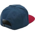 vans-flat-brim-side-stripe-snapback-cap-marineblau-mit-rotem-schirm