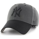 casquette-courbee-noire-claire-new-york-yankees-mlb-mvp-audible-2-tone-47-brand