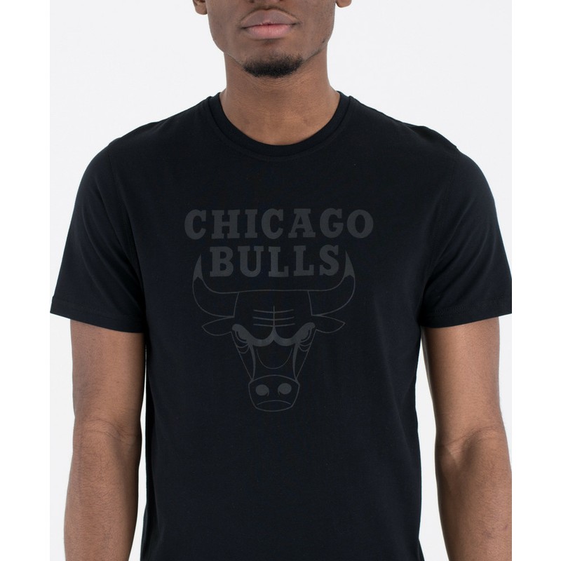 t-shirt-a-manche-courte-noir-avec-logo-noir-chicago-bulls-nba-new-era