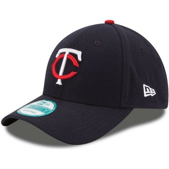 New Era Curved Brim 9FORTY The League Minnesota Twins MLB Adjustable Cap marineblau