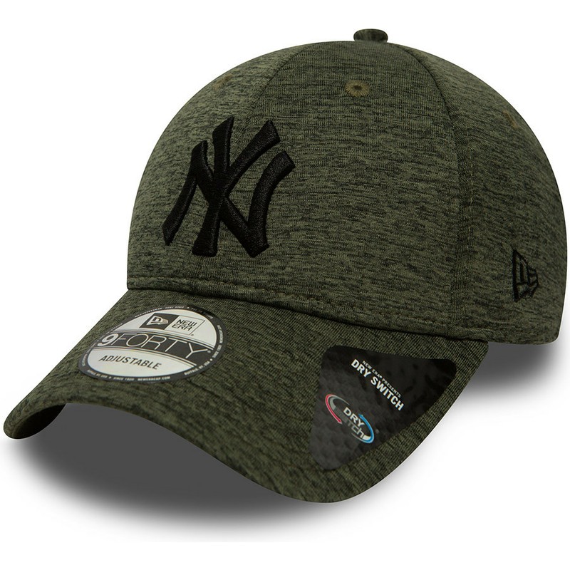 casquette-courbee-verte-ajustable-9forty-dry-switch-jersey-new-york-yankees-mlb-new-era