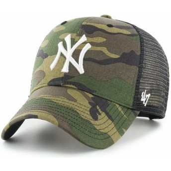47 Brand Weißes Logo MVP Branson New York Yankees MLB Trucker Cap camo