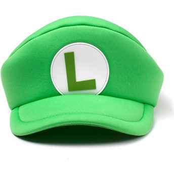 Casquette courbée verte ajustée Luigi Shaped Super Mario Bros. Difuzed