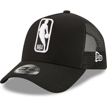 New Era A Frame NBA Black Trucker Hat
