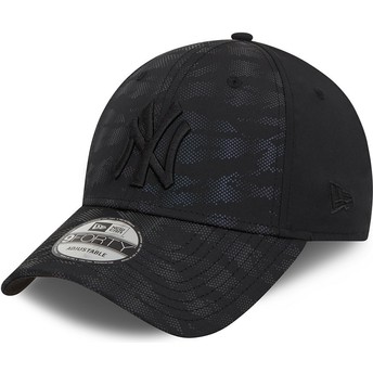 Casquette courbée noire ajustable 9FORTY Reflective Pack New York Yankees MLB New Era