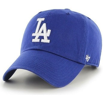 47 Brand Curved Brim Los Angeles Dodgers MLB Clean Up Cap blau