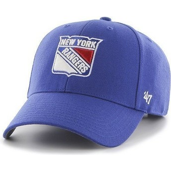 Casquette à visière courbée bleue NHL New York Rangers 47 Brand